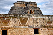 Uxmal - The Nunnery Quadrangle. The Eastern building. 