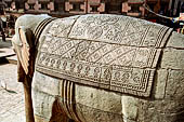 Bhaktapur - Taumadhi Tole - Nyatapola Temple. Elephant statues of the stairway.