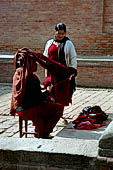 Bhaktapur - the road leading to Tachupal Tole, a beautiful hiti with 'Umamahashevar' sculpture.