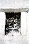 Bodhnath - around the base of the dome there are 108 small niches with stone sculpture of deities