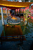 Budhanilkantha - statue of Sleeping Vishnu (Jalasayana Narayan) lay on the water.
