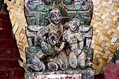 Changu Narayan - detail of wooden carvings of Kileshwor temple.