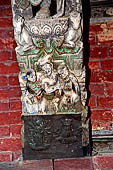 Changu Narayan - detail of wooden carvings of Kileshwor temple.