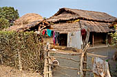 Chitwan - Village of Sauraha with the traditional country life of the Terai people.