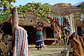 Chitwan - Village of Sauraha with the traditional country life of the Terai people.