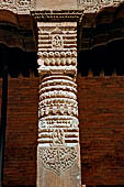 Kathmandu - Durbar Square. Hanuman Dhoka: Lohan Chowk. Carved wooden pillars.