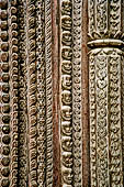 Kathmandu - Durbar Square. Hanuman Dhoka: wooden carving.