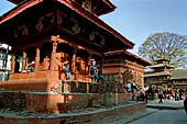 Kathmandu - Durbar Square. Shiva-Parvati temple 