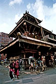Kathmandu - the temple of Nara Devi, known also as the temple of white Kali. 