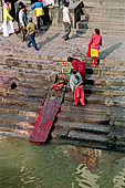 Pashupatinath Temple (Deopatan) - The Arya Ghat, immediately below the temple 