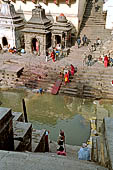 Pashupatinath Temple (Deopatan) - The Arya Ghat, immediately below the temple 