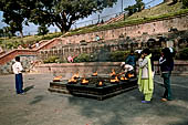Pashupatinath Temple (Deopatan) - Religious ceremony seen on the platform nearby the main temple complex.