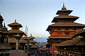 Patan Durbar Square with the immense Dejutaleju temple on the right. 