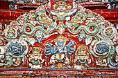 Patan - South of Durbar Square, the temple of Rato Machhendra Nath, torana.