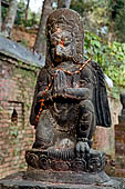 Religious sculptures of the pool area of the Sekh Narayan temple.