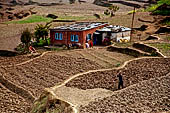 Kathmandu valley, terraced slopes near Pharping. 