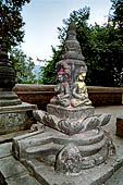 Sankhu - Vajra Jogini, caitya of the temple courtyard.
