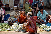 Orissa Koraput district - People of the Bonda tribe at the Ankadeli marketplace. 