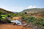 Orissa Koraput district - Rice fields near Ankadeli marketplace.