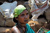 Orissa Koraput district - The weekly market of Ankadeli. 