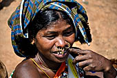 Orissa Koraput district - The weekly market of Ankadeli. 