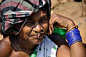 Orissa Koraput district - The weekly market of Ankadeli. 
