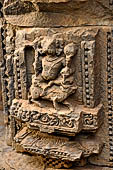 Orissa - Bhubaneswar, Chitrakarini Temple. Dikpala. 