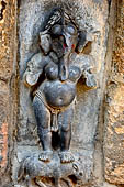 Hirapur - the Sixtyfour Yoginis Temple, Yogini n 38 (clockwise), two armed elephant faced figure mounted on a donkey.