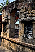 Hirapur - the Sixtyfour Yoginis Temple, detail of the mandapa. 