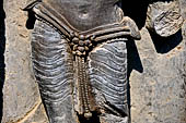 Hirapur - the Sixtyfour Yoginis Temple, detail of Yogini n° 51 (clockwise). 