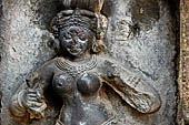 Hirapur - the Sixtyfour Yoginis Temple, detail of Yogini n 37 (clockwise). 