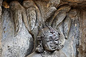 Hirapur - the Sixtyfour Yoginis Temple, detail of the Yogini n 60 (clockwise). 