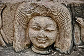 Hirapur - the Sixtyfour Yoginis Temple, detail of the pedestal of Katyayani n 3 (clockwise). 