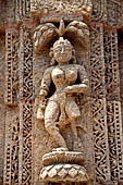 Konarak - Orissa. The Sun Temple, decorations of the bhoga mandapa.