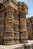 Orissa - Konarak - The Sun Temple, the hall of offerings (bhoga mandapa) also called nata-mandir (hall of dancers) because of the multitude of carvings of musicians and dancers