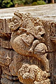 Konarak - Orissa. The Sun Temple, decorations of the bhoga mandapa.