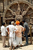 Orissa - Konarak - The Sun Temple. Among the tourists.