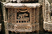 Konarak - Orissa. The Sun Temple, detail of the decoration of the Mayadevi temple  