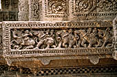 Konarak - Orissa. The Sun Temple, detail of the decoration of the Mayadevi temple  