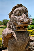 Orissa - Konarak - The Sun Temple. Remnants of statues in the temple compound.