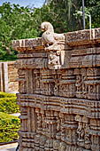 Orissa - Konarak - The Sun Temple, the hall of offerings (bhoga mandapa) also called nata-mandir (hall of dancers) because of the multitude of carvings of musicians and dancers