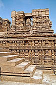 Orissa - Konarak - The Sun Temple, the hall of offerings (bhoga mandapa) also called nata-mandir (hall of dancers) because of the multitude of carvings of musicians and dancers