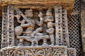 Orissa - Konarak - The Sun Temple, the hall of offerings (bhoga mandapa) also called nata-mandir (hall of dancers) because of the multitude of carvings of musicians and dancers