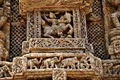 Orissa - Konarak - The Sun Temple, the hall of offerings (bhoga mandapa) also called nata-mandir (hall of dancers) because of the multitude of carvings of musicians and dancers
