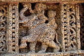 Orissa - Konarak - The Sun Temple, the hall of offerings (bhoga mandapa) also called nata-mandir (hall of dancers) because of the multitude of carvings of musicians and dancers