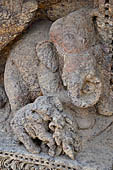 Orissa - Konarak - The Sun Temple, the hall of offerings (bhoga mandapa) also called nata-mandir (hall of dancers) because of the multitude of carvings of musicians and dancers