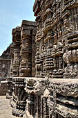 Orissa - Konarak - The Sun Temple, the hall of offerings (bhoga mandapa) also called nata-mandir (hall of dancers) because of the multitude of carvings of musicians and dancers