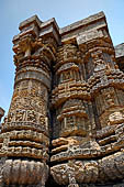 Orissa - Konarak - The Sun Temple, the hall of offerings (bhoga mandapa) also called nata-mandir (hall of dancers) because of the multitude of carvings of musicians and dancers