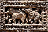 Orissa - Konarak - The Sun Temple, the hall of offerings (bhoga mandapa) also called nata-mandir (hall of dancers) because of the multitude of carvings of musicians and dancers
