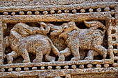 Orissa - Konarak - The Sun Temple, the hall of offerings (bhoga mandapa) also called nata-mandir (hall of dancers) because of the multitude of carvings of musicians and dancers